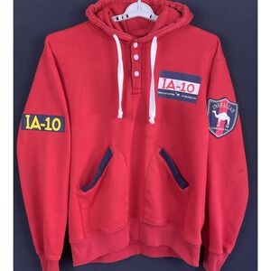 Inshallah Clothing Co. Red Long Sleeve Pullover Hoodie Size‎ Large IA-10 Patch